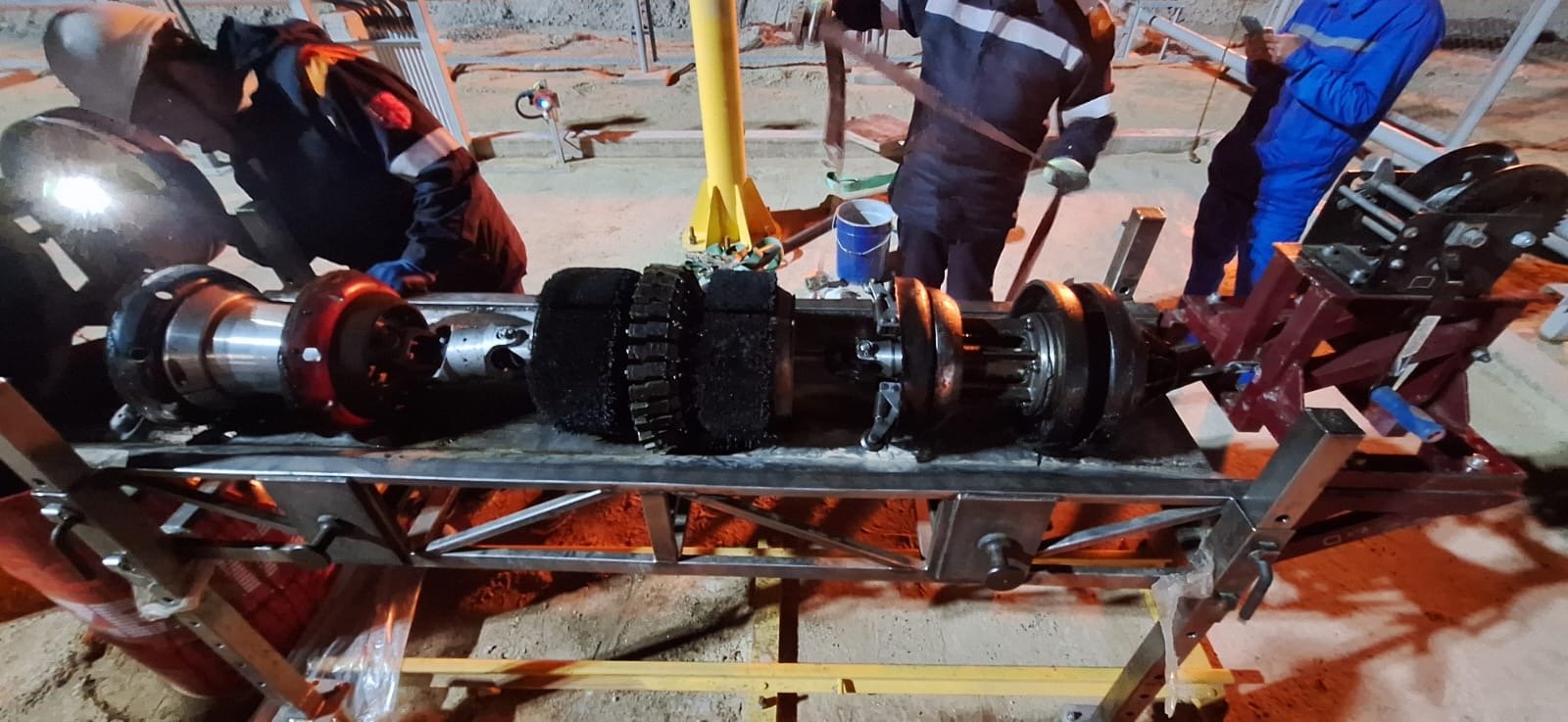 Внутритрубная диагностика газоконденсатопровода на месторождении Боранколь